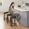 GAOMON 24 Inch Swivel Bar Stools, Set of 4: view 5