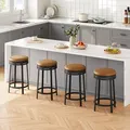 GAOMON 24 Inch Swivel Bar Stools, Set of 4: view 6