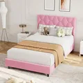 GAOMON Twin Platform Bed Frame with Headboard: view 3