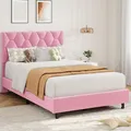 GAOMON Twin Platform Bed Frame with Headboard: view 4