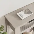 GAOMON 43 Inch Fluted Console Table with Drawers: view 3