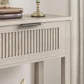 GAOMON 43 Inch Fluted Console Table with Drawers: view 4