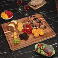 GAOMON 24 x 18 Inch XXL Acacia Cutting Board: view 3