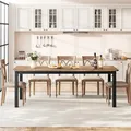 GAOMON 78 Inch Long Dining Table for 6-8: view 4