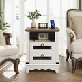 GAOMON 18 Inch Farmhouse Nightstand with Charging Station: view 6