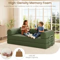 GAOMON 78.7 Inch Convertible Corduroy Sleeper Sofa Bed: view 5