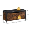 GAOMON 39.4 Inch Storage Chest and Bench: view 3