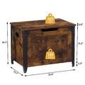 GAOMON Lift-Top Storage Chest with Metal Frame: view 2
